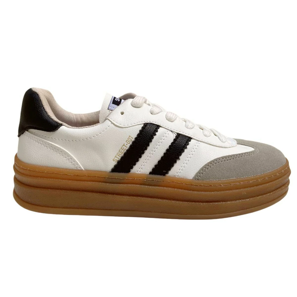 Tênis Feminino Sua Cia Flatform Conforto Moderno Ana Castela Preto