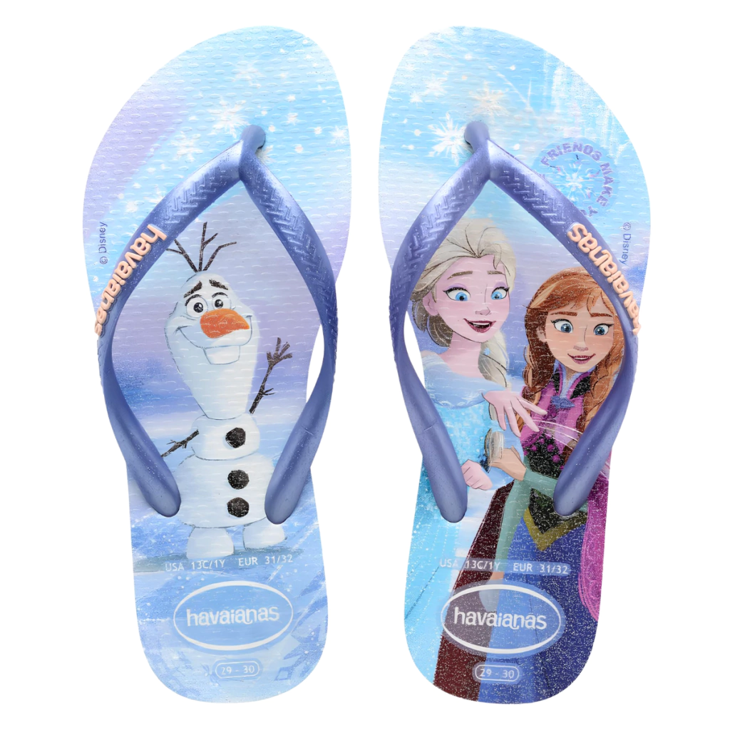 SANDALIAS HAVAIANAS KIDS SLIM PRINCESS ROXO FANTASY