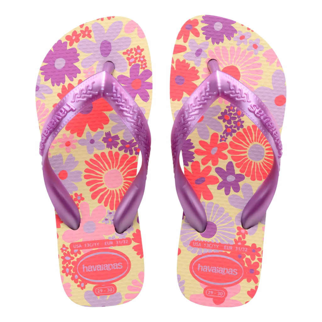 SANDALIAS HAVAIANAS KIDS FLORES FC BUTTERCREAM