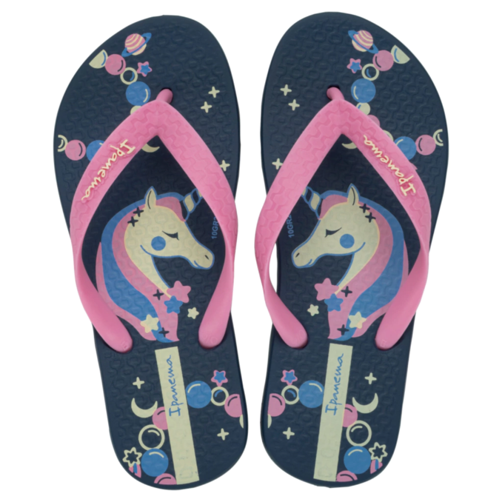 BE270 CHINELO IPANEMA FANTASIA ROSA/AZUL