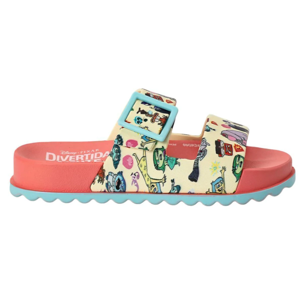Chinelo Slide Infantil Disney Summer Divertidamente Menina