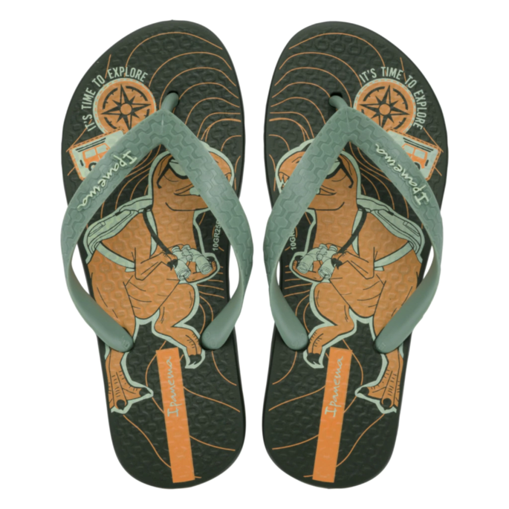 BE274 CHINELO IPANEMA FANTASIA VERDE/AZUL