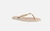 Chinelo de Dedo Off-White Square Palmilha Marrom Brizza Arezzo Original - loja online
