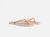 Chinelo de Dedo Off-White Square Palmilha Marrom Brizza Arezzo Original - zbr shoes