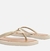 Chinelo de Dedo Off-White Square Palmilha Marrom Brizza Arezzo Original na internet