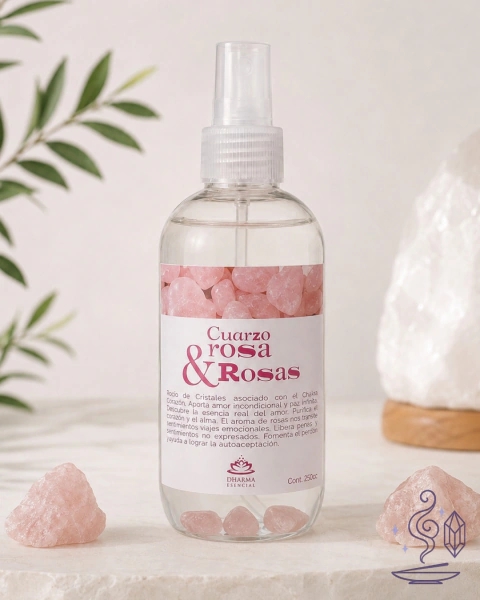 Bruma Áurica Rosas y Cuarzo Rosa | Amor, Armonía y Bienestar