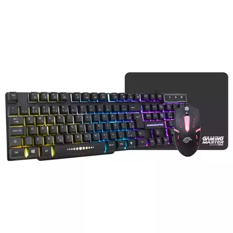 Kit Gamer K-Mex (teclado Km52 + Mouse Moa8 + Pad Fx-x2218)