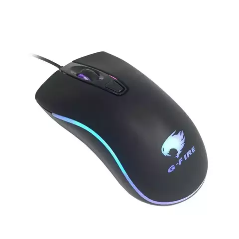 Mouse Gamer RGB Led Rainbow 800-1200 DPI Preto Mog018 G-Fire