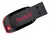Pendrive SanDisk Cruzer Blade 64GB 2.0 preto e vermelho - Tsmais