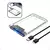 Case para HD 3.0 Externo SSD HDD Sata 2.5 USB Notebook PC PS4 Transparente - comprar online