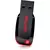Pendrive SanDisk Cruzer Blade 64GB 2.0 preto e vermelho - comprar online