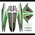 ADESIVO KIT PRETO \ TITAN160 EX 2017(E)