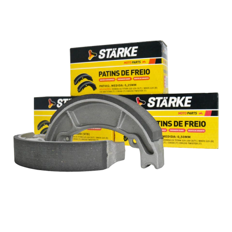 PATINS DE FREIO 0,50 YAMAHA YBR FACTOR 125 (D/T) XTZ 125 (T)