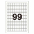 Etiqueta Pimaco A5 Inkjet + Laser 12x19mm 12 Folhas A5Q 1219