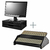 Kit Suporte Para Monitor 2 Gavetas e Apoio para os Pés - comprar online