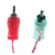 Cabo RCA 1 Metro Dupla Blindagem Injetado Vermelho 4mm - loja online