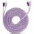 Cabo RCA 5 Metros Dupla Blindagem Injetado Roxo 4mm - comprar online