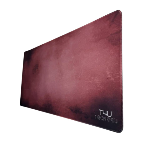 Mouse Pad Gamer Tecno4u 90x40cm Colores Varios Borde Bordado - ROJO