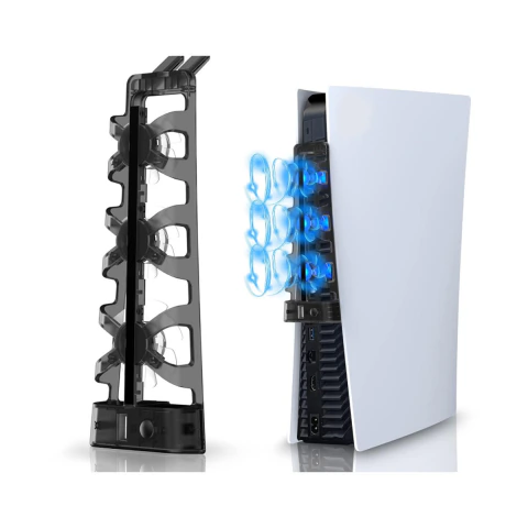 Cooler Dobe Enfriador Para Ps5 Fat Usb 3 Ventiladores Led