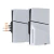 Hub 4 Puertos C Dobe Para Ps5 Slim 3 X Usb 2.0 1 X Usb C 2.0 - Tecno4U