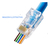 Ficha Rj45 Macho Crimpeadora Rj45 Cable De Red Utp 200 Unid. - tienda online