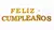 BANDERÍN PALABRA FELIZ CUMPLEAÑOS X1 - comprar online