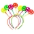 VINCHA PLÁSTICA FLÚO CARITAS SMILE X4 U - comprar online