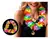COLLAR FLORES SEDA CON LUZ X1 U - comprar online