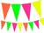 BANDERÍN TRIANGULAR PLÁSTICO - comprar online