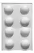 PLACA 8 MEDIAS ESFERAS X1 U - comprar online