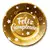 PLATO METALIZADO FELÍZ CUMPLEAÑOS X10 U - comprar online