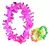COLLAR HAWAIANO CON FLECOS FLÚO X10 U - comprar online