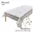 MANTEL RECTANGULAR HULE ESTRELLAS DORADAS (1.40X1.80 METROS) X1 U - comprar online