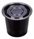 POTE DEGUSTACIÓN 80 CC NEGRO CON TAPA - comprar online