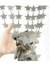 CORTINA METALIZADA ESTRELLA PLATEADA (2X1 METROS) - comprar online
