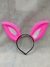 VINCHA OREJAS DE CONEJA ROSA X1 U - comprar online