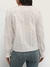 Imagem do Blusa Lese Floral com Gola V e Manga Bordada