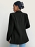 Blazer MINIMEI: Elegância Versátil & Casual Sofisticado,Preto. - Minimei