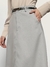 SAIA FASHION longa monocromatica alfaiataria com cinto preto - Minimei
