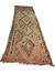 Antigo tapete Kilim , desenhos geométricos , coleção Kami , mede 4 x 1,40 metros
