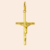 Pingente Cruz Palito com Cristo Ouro 18K