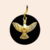 Pingente Divino Espirito Santo na Onix Ouro 18K