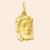 Pingente Face de Cristo Ouro Amarelo 18K