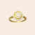 Anel Space em Ouro 18k com Zircônias.