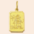 Pingente Placa Menino Ouro 18K
