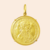 Pingente Moeda Antiga Ouro 18K