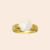 Anel Ouro Amarelo 18K Com Micro Zircônias