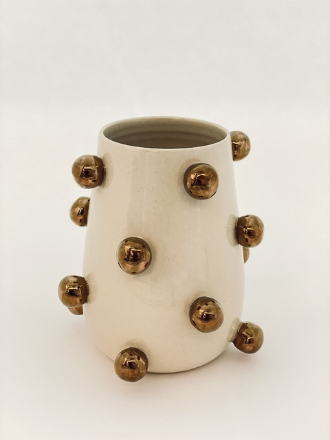 Vaso Nina Nude com Ouro - comprar online