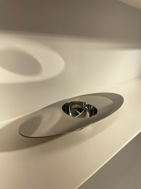 Centro de Mesa/Fruteira Pistache Inox - comprar online