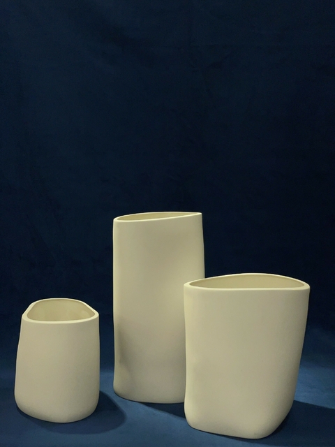 Série Moles Vaso Off White - comprar online